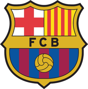 A picture of the fc barcelona logo.